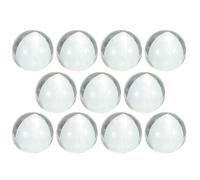 NIYANGLE 10pcs Glass Marbles Round Decorative Glass Beads Vase Filler Stones Multi-Functional Use Sturdy and Lightweight for Floral Displays Or Marble Games