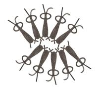 NIYANGLE 10pcs Heart-shaped Cat Eye Nail Magnet Stick with Y-shaped Zinc Alloy Design Easy to Use Magnetic Nail Art Tool for Professional Salons and DIY Art
