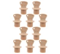 NIYANGLE 10pcs Hot Water Bottle Caps Rubber Replacement Leakproof Screw Stopper Plugs Universal Warm Water Bag Lid for Winter Bed Heating