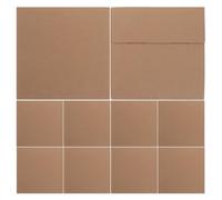 NIYANGLE 10pcs Kraft Paper Mailing Boxes with Plug in Closure, Thickened Structure for Compressive Resistance, Brown Mailer Boxes for Business Packaging and Document Shipping