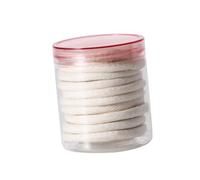 NIYANGLE 10pcs Makeup Remover Pads Natural Loofah Face Wash Mats Diameter Washable Facial Cleansing Pads for Travel Gym