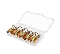 NIYANGLE 10pcs Metal Nail Mold Tips Aluminum Nail Extension Reusable Art Forms Lines Curved Shape for Easy Fix for Gel Acrylic Uv Gel