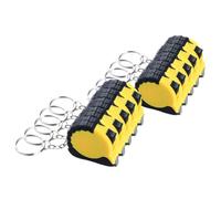 NIYANGLE 10Pcs Mini Retractable Tape Measure Keychain Pocket Portable Measuring Ruler Wear-resistant Steel Tape for Accurate Measurements