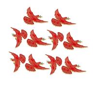 NIYANGLE 10pcs Peace Dove Brooch Pins Metal Lapel Pins for Suits Dresses Bags Jackets Scarves Decorative Clothes Brooches Gift