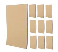 NIYANGLE 10Pcs Portable Blank Notepad Kraft Paper Auto Copy Memo Book for Office Accounting Invoice Business Order Management
