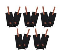 NIYANGLE 10Pcs Portable Felt Wine Carrier Tote Bags with Handle, 11.79X3.54Inch Reusable Black Wine Bottle Travel Storage Bags for Weddings, Parties, and Holiday Packaging