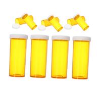 NIYANGLE 10pcs Portable Pill Organizer Medication Containers Refillable Pill Bottles for Travel Daily Use Secure Sealing for Optimal