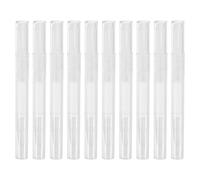 NIYANGLE 10pcs Refillable Nail Oil Brush Pen 5ml Plastic Twist Design Easy Replacement for Nail Care Routine Beauty Accessories