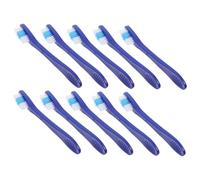 NIYANGLE 10pcs Short Handle Toothbrushes Soft Bristles for Oral Cleaning Prisons Detention Centers and Psychiatric Facilities Safe Firm Design for Sensitive Environments