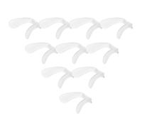 NIYANGLE 10pcs Silicone Glasses Pads Replacement U Shaped Soft Cushion Nose Pads for Eyeglasses and Glasses, Resistant to Cracking, for Eyeglass Repair