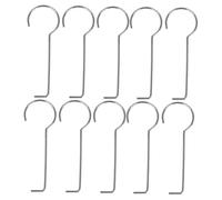 NIYANGLE 10pcs Stainless Steel Floor Drain Lifting Hooks Multi-functional Grate Lift Tool for Bathroom Shower Drain Cover Removal Smooth Design for Easy Hair and Debris Extraction