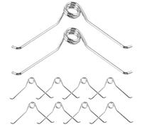 NIYANGLE 10pcs V-shape Sheep Shears Springs Replacement Clipper Scissor Springs Reusable Shear Accessory for Livestock Grooming and Farm Use
