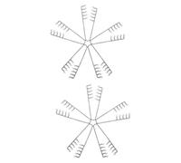 NIYANGLE 10pcs Wide-tooth Volume Combs for Bangs Lightweight Teasing Hair Pick for Men Women Fluffy Curling Styling Tool with Scalp Massage Anti-static Design Suitable for All Hair Types