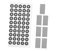 NIYANGLE 1100pcs High-contrast Reflective Tracking Points Scanning Markers for Industrial Design and Architectural Surveys Reusable Calibration Dots with High Visibility and Precision