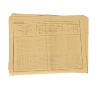 NIYANGLE 120pcs Chinese Calligraphy Writing Practice Paper Brush Calligraphy Practice Paper Khaki Beginner-friendly Design Standard Stroke for Beginners Practicing at Home and Classroom