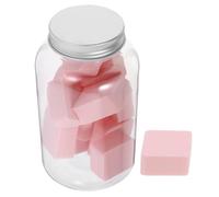 NIYANGLE 12pcs Diamond Shape Exfoliating Makeup Sponge Random Color Facial Cleansing for Deep Skin Cleaning and Moisturizing Travel Makeup Applicator
