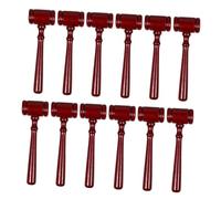NIYANGLE 12pcs Mini Wooden Judge Gavels for Authentic Small Mallets Crafted from Sturdy Wood Multipurpose Role Play Props for Courtroom Costume Parties Auctions Theatrical Use Finish