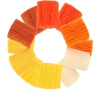 NIYANGLE 12Pcs Pre-Cut Latch Hook Rug Yarn Acrylic Fiber for DIY Crafts Knitting Crochet Home Decor Suitable for Pillows Blankets Cushions Carpet Embroidery Craft Supply