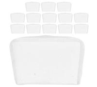 NIYANGLE 14pcs Plastic Replacement Tips for Glass Breaking Pliers and Key Fob Pliers Protective Covers for Flat Jaw Running Suitable for Stained Glass Crafting and Jewelry Installation