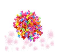 NIYANGLE 150Pcs Mini Colorful Butterfly Hair Clips for Durable Hair Accessories for Parties and Everyday Use