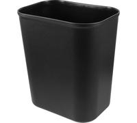 NIYANGLE 15l Black Plastic Square Trash Can for Commercial Offices and Small Spaces, Efficient Waste Management, Space-saving Design, Sl nd Simple Style