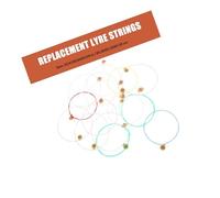 NIYANGLE 15pcs Lyre Harp Strings Instrument Strings Brass Lightweight Not Easy to Break and Professionals Musical Instrument Accessories