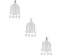 NIYANGLE 15pcs Reusable Cupping Massage Cups for Vacuum Cupping Devices for Body and Facial Treatments Compact and Easy to Use
