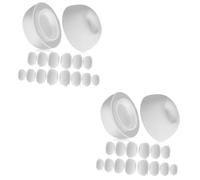 NIYANGLE 16pairs Soft Silicone Ear Tips for Earbuds Compatible Noise Isolation Comfortable Fit Easy Installation and Sound Quality