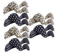 NIYANGLE 18pairs Unisex Shoe Filler Insoles Sponge Toe Inserts for High Heels Soft Cushion Pads to and Slippage Leopard Print
