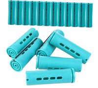 NIYANGLE 18pcs Curling Iron Hair Tools Automatic Rotating Self Holding Hair Rollers for Long No Heat Wand Jumbo Rollers