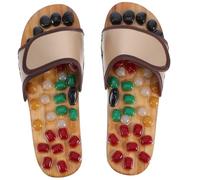 NIYANGLE 1pair Slippers for Foot Relief Acupressure Therapy Foot Massage Shoes Cozy Household Slippers for Men Breathable Design for Alleviate Muscle Fatigue