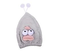 NIYANGLE 1pc Cartoon Hair Drying Hat Fast Drying Hair Wrap for Shower Frizz Durable Fleece Material for Friends and Family