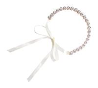 NIYANGLE 1pc Elegant Alloy Rhinestone Bridal Headband Lightweight Wedding Hair for Veils Charming Accessory for Unforgettable Wedding Memories