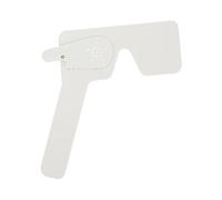 NIYANGLE 1pc Plastic Eye Occluder Ergonomic Test Tool for Astigmatism Assessment Handheld Design for Optometry Exams Essential for Optical Shops and Eye Care Professionals