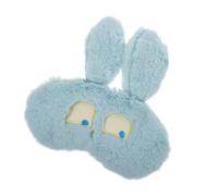 NIYANGLE 1pc Plush Sleeping Eye Mask Soft Eye Cover for Travel Home Nap Cute Long Ear Rabbit Design for Reducing Light Disturbances and Improving Sleep Quality
