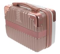 NIYANGLE 1pc Portable Makeup Handheld Storage Case for Travel Cosmetic Suitcase Anti-Scratch Material for Organizing Lipsticks and Brushes The Go