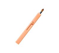 NIYANGLE 1pc Retractable Lip Brush Portable Makeup Tool for Lipstick Application Warm Orange Easy to Carry Pocket Purse Soft Bristles for Even Color Distribution for Makeup Lovers and