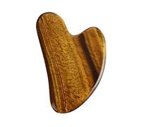 NIYANGLE 1pc 's Eye Gua Massage Tool for Facial Scraping Natural Gua Board for Improved Circulation and for Relaxation and Self-Care