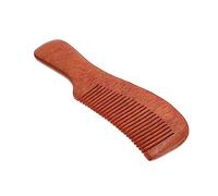 NIYANGLE 1pc Sandalwood Hair Comb for Women Natural Texture Smooth Handle Deep Scalp Massage Tool Chic Retro Design Hair Care