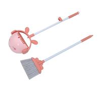 NIYANGLE 1set Boy Girl Broom and Dustpan Cartoon Cleaning Tools for Boy Girl Ergonomic Design for Play Encourages Responsibility Hands Skills