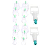 NIYANGLE 1set Practical Manual Cupping Device Vacuum Cupping Therapy Kit for Self-Massage Muscle Relief Athletic Performance Made of Material for Home Use