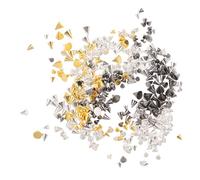 NIYANGLE 2 Boxes Punk Nail Studs: Metal Rivet Spike Nail Art Charms - Finger Jewelry Decorations for Valentine'S Day Party Festival