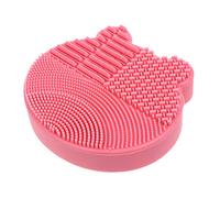NIYANGLE 2 in 1 Silicone Makeup Brush Holder and Cleaning Mat for Women Bear Design Easy to Use for Makeup Artists and Home Use