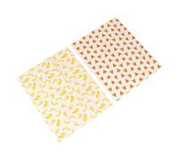 NIYANGLE 2 Packs Floral Cotton Fabric Squares for DIY Crafts Patchwork Sewing Quilting Accessories Plain Weave Cloth for Dolls Bags Decorations School Projects