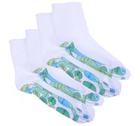 NIYANGLE 2 Pairs Foot Massage Socks for Men and Women with Breathable Polyester Cotton Material and Palm Design, Comfortable Reflexology Socks for Foot Relief and Office or Travel Use