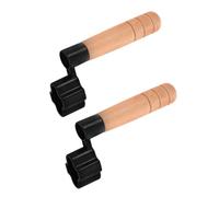 NIYANGLE 2 Pcs Guitar String Winder with Comfortable Wooden Handle Efficient Peg Puller and Bridge Pin Remover for Quick Guitar Equipment and Easy String Replacement
