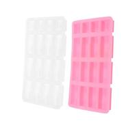 NIYANGLE 2 Pcs Mini Bricks Mold Silicone DIY Sand Table Building Tool for Creative Landscape Brick Mold for Crafting Use Miniature Sand Play