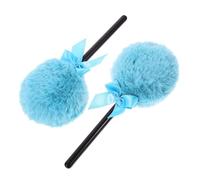 NIYANGLE 2 Pieces Soft Plush Powder Puff Makeup Puffer for Loose and Pressed Powder, Fluffy Cosmetic Puff Set Suitable for Face and Body Application