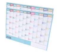 NIYANGLE 2 Sets Jumbo Large Wall Calendar Full Year Chart Annual Planner Poster for Home Office School with Extra Writing Space and Minimalist Design