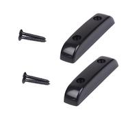 NIYANGLE 2 Sets Plastic Bass Guitar Thumb Rest with Screws Support Accessories for Bass Players Easy to Install Protects Thumb From Soreness Stable and Reliable Replacement Parts